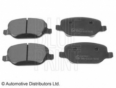 BLUE PRINT adl144209 -  Комплект тормозных колодок, дисковый тормоз